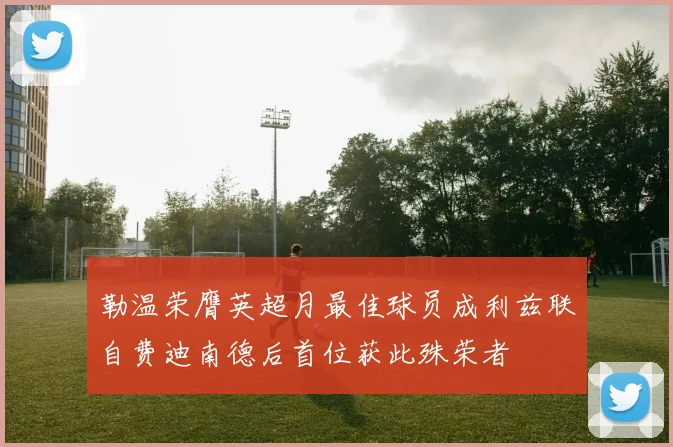 勒温荣膺英超月最佳球员成利兹联自费迪南德后首位获此殊荣者